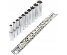 ASTA ILGOS RANKOS LIZDAI 6 KAMPAS 1/4" ASTA RANKINIAI LIZDAI 12KT 1/4" ANT bėgelio 4-13mm