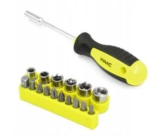 Grąžtas Wmc_Tools Atsuktuvas ir antgalių rinkinys WMC TOOLS 5171 17 vnt.