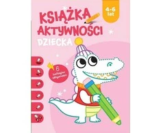 Aster Vaikų veiklos knygelė 4-6 metų vaikams. Rožinė