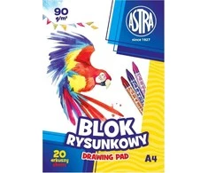 Astra Blokas A4 20k, baltas 10vnt.