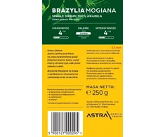 Kavos pupelės Astra Kawa ASTRA Brazylia, ziarnista, 250g