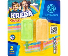 ASTRA šaligatvio kreida Astra Fun Ice Kreminis 2 vnt