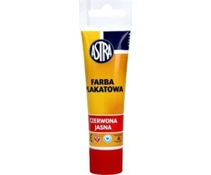 Astra Plakato dažai 30 ml šviesiai raudona