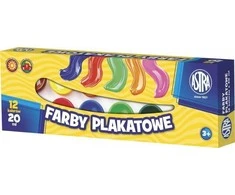 Astra plakatas dažai 12 spalvų 20ml (83114901)