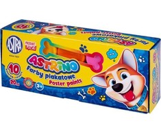 Astra Plakatų dažai 10 spalvų, 20 ml