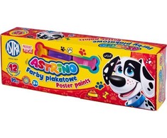 Mokyklos plakatas dažo 12 spalvų 20 ml „Astrino Astra“