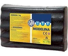 Termoreaktyvus modelino ASTRA 1kg juodas