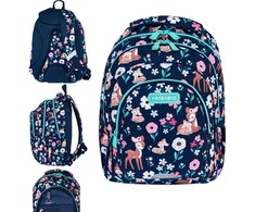 Astra Mokyklinė kuprinė Baby Deer sarenka AB330 3 komorowy 20l ASTRABAG