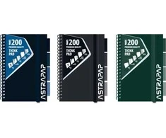 Astra Papier PP B5 200k ratai. ASTRAPAP Ombre, trumpas