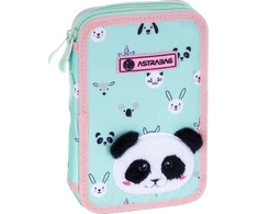 Astra penalas Dvigubas pieštukų dėklas su Teddy Panda ASTRA priedais