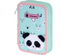 Astra penalas Dvigubas pieštukų dėklas su Teddy Panda ASTRA priedais