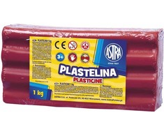 Plastelina Astra 1kg - Rožinė, Minkšta ir Lengvai Formuojama