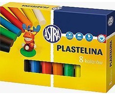 Plastilino rinkinys Astra, 8 spalvos