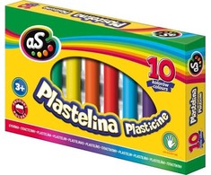 Astra Mokyklinis plastilinas vaikams 10 spalvų, minkštas, nelimpantis