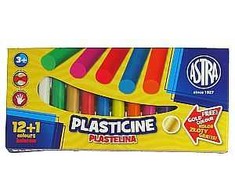 Plastelino rinkinys Astra, 13 spalvų