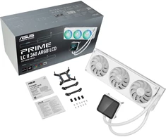 Asus PRIME LC II 360 ARGB LCD WHT vandens aušinimas (90RC01Q2-B0EAY0)
