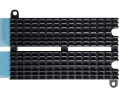 Asustor Asustor AS-HK1 M.2 radiatorius su M.2 Thermal Pad, skirtas FS67/AS-T10G3