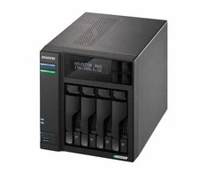 Asustor LOCKERSTOR 4 AS6704T 4 skyrių failų serveris, Intel Celeron N5105 keturių branduolių 2,0 GHz procesorius, 16 GB RAM DDR4. 4x M.2 PCIe (NVMe), 2x 2,5 GbE. 2x USB 3.2. HDMI2.0b| 1xPCIe