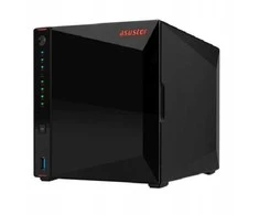 Asustor NIMBUSTOR 4 GEN2 AS5404T 4 skyrių failų serveris, Intel Celeron N5105 keturių branduolių 2,0 GHz procesorius, 16 GB RAM DDR4. 2 x 2,5 GbE LAN, 3 x USB 3.2. HDMI 2.0B, 4 x M.2 NVMe