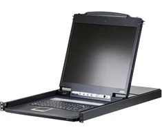 Valiklis Przełącznik Aten ATEN CL1308N DE KVM-Switch 8-Port, 19''-LCD-Konsole (PS/2-USB, VGA) DE-Layout