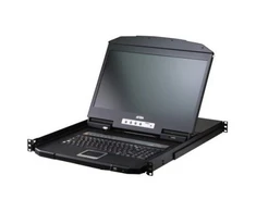 Aten CL3708iNW – D konsolės perjungiklis su FHD palaikymu plačiame ekrane per IP, 8 USB ir HDMI prievadai, klaviatūros išdėstymas DE (14.01.7603)