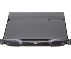 Aten KVM konsolė ATEN CL3800NW KVM komutatorius Juodas stovo montavimo galimybės