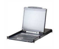 Aten ATEN CL5708iM Przełącznik KVM LCD Over IP, USB-PS/2, VGA, 8 portów, UK-Layout