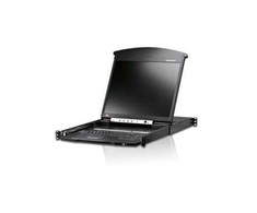 ATEN KL1516AiN KVM komutatorius per IP, 48 cm TFT, VGA, PS/2-USB per 5 kat., 16 prievadų, JAV išdėstymas