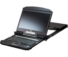 Aten Konsolė rackowa CL3884NW 47 cm (18.5'') 1920 x 1080 px Metal Juodas 1U (CL3884NW-ATA-GG)