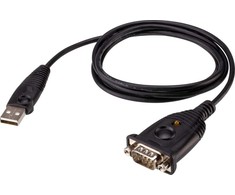 Adapteris USB Aten USB-A - RS-232 Juodas (USB to RS-232 Adapteris (FTDI))