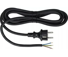 ATJUNGIMAS KABELAS SU TISIU KIŠTUKU IP44 2*1.5 H07RN-F 3M Juodas