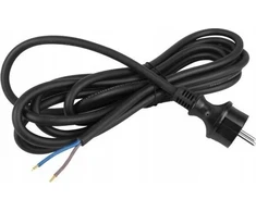 ATJUNGIMAS KABELAS SU TISIU KIŠTUKU IP44 2*1.5 H07RN-F 3M Juodas