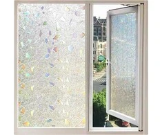 ATL Langų plevelė PVC, skaidri, 200x45 cm, kamienų raštas