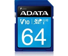 Atminties kortelė Adata Premier SDXC UHS-I U1 64GB