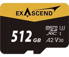 Atminties kortelė ExAscend 512GB Micro SDXC Catalyst UHS-I A2 V30 U3