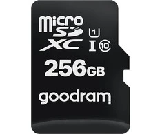Atminties kortelė Tab GoodRam MikroSDXC 256 GB klasė 10 UHL- / U1 (M1A-2560R12)