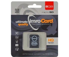 Atminties kortelė Tab Imro MikroSDHC 8 GB klasė 4 UHL- / U1 (COM000464)