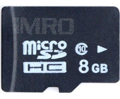 Atminties kortelė Tab Imro MikroSDHC 8 GB klasė 10 (10 / 8G)