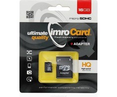 Atminties kortelė Tab Imro MikroSDHC 16 GB klasė 10 UHL- / U1 (COM000822)