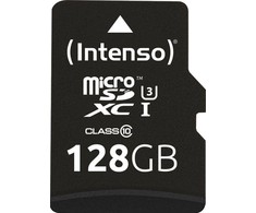 Atminties kortelė INTENSO MEMORY Micro SDXC 128GB C10 su adapteriu