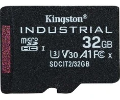 Atminties kortelė Kingston | UHS-I | 32 GB | Micro SDHC/SDXC Industrial Card | Flash atminties klasė Class 10, UHS-I, U3, V30, A1