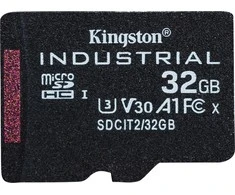 Atminties kortelė Kingston Technology 32GB Micro SDHC Industrial C10 A1 pSLC Card Single Pack w/o Adapteris