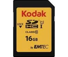 Atminties kortelė Karta Kodak 580X SDHC 16 GB Class 10 UHS-I/U1 (EKMSD16GHC10K)
