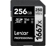 Atminties kortelė Tab Lexar Profesionalus 1667x SDXC 256 GB klasė 10 UHS- II / U3 V60 (LSD256CB1667)