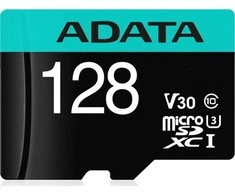 Atminties kortelė ADATA | Premier Pro | UHS-I U3 | 128 GB | micro SDXC | Flash atminties klasė 10 | su adapteriu