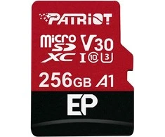 Atminties kortelė Patriot Memory EP Pro PEF256GEP31MCX (256GB, Class 10, Class U3, Atminties kortelė)