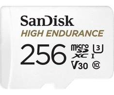Atminties kortelė SanDisk High Endurance microSDXC 256GB