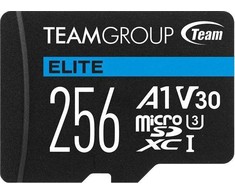 Team Group TEAMGROUP Atminties kortelė Micro SDXC 256GB Elite A1 V30 + Adapteriai