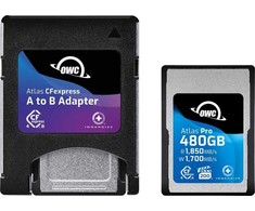 OWC CFexpress Atlas Pro R1850/W1700/VPG200 (Type A), CFX A to B adapter incl. - 480GB