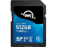 Atminties kortelė Karta OWC Atlas Pro SDXC 512 GB Class 10 UHS-II/U3 V60 (OWCSDV60P0512)